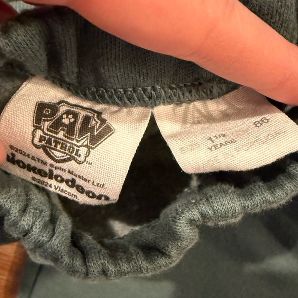 ZARA Toddler Paw Patrol Green Sweatsuit size 1 1/2 years 18M - Picture 3 of 10